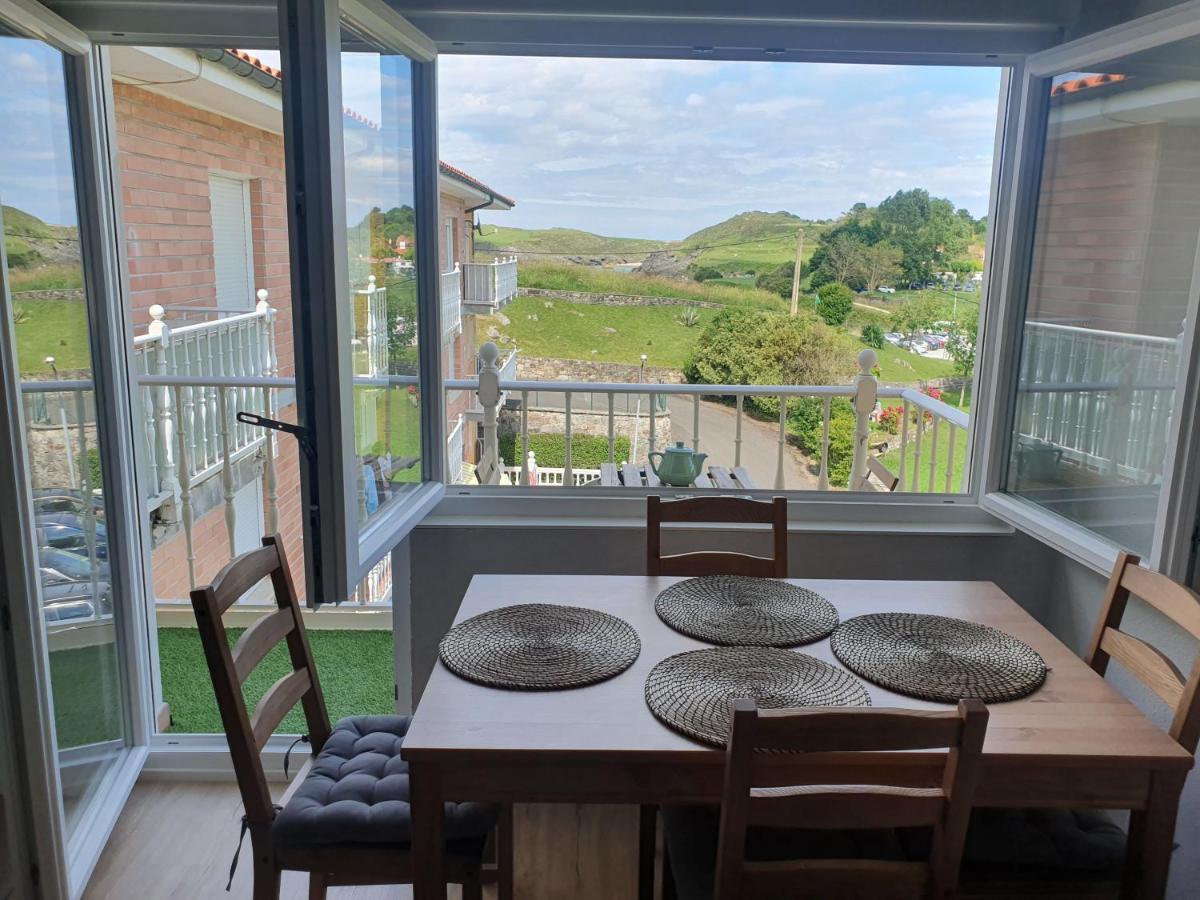Apartamento Frente A La Playa Con Vistas Al Mar En Barro, Llanes Барро-де-Льянес Экстерьер фото